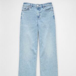 AE Dreamy Drape Stretch Super High-Waisted Baggy Wide Leg Jean